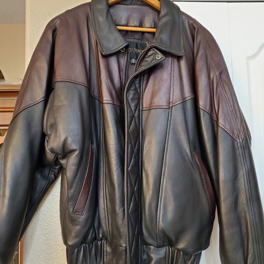 Mens leather jacket